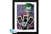 Merchandise - ABYstyle - DC COMICS Framed print The Joker Haha Cards - Billede - GBYDCO960