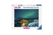 Puslespil - Ravensburger Northern Lights In Bergsfjord 500p - 12000845