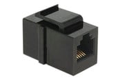Netværkstilbehør - DeLOCK Keystone Module RJ12 Female > RJ12 Female Cat.3 Black - 86390