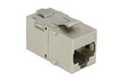 Netværkstilbehør - DeLOCK Keystone Module RJ45 jack > RJ45 jack Cat.6A Metal - 86406