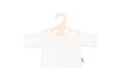 Dukker & Tilbehør - Heless Doll T-Shirt White on Clothes Hanger size 28-35 cm - 1956