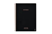 Blokke, Formularer & Notesbøger - KOZO Notesbog A4 Ternet Premium Black - 321902