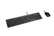 Tastatur - Kensington Kablet KM100 EQ-sæt med tastatur og mus Pan-nordisk layout - Tastatur & Mus sæt - Nordisk - Sort - K75452PN
