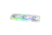 Kabinet Køler - Lian Li UNI FAN SL Wireless Reverse 3-pack White - Kabinet køler - 120mm - Hvid med RGB - 29 dBA - G99.12RSL1W3W.00