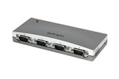 Netværksadapter (netkort, printserver mv.) - StarTech.com 4 Port USB to Serial RS232 Adapter - DB9M - RS232 Extension - Serial to USB (ICUSB2324) - serial adapter - USB - RS-232 x 4 - ICUSB2324