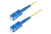 Netværkskabel - StarTech.com 30m (98.4ft) SC to SC (UPC) OS2 Single Mode Simplex Fiber Optic Cable - patch cable - 30 m - yellow - Gul - 30m - SPSMSCSC-OS2-30M