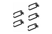 Rack skabe - StarTech.com 5-Pack 1U Vertical Cable Management D-Ring Hooks Cable Manager For 19" Server Racks/Cabinets Network Rack Wire Organizers Cable Guide Rings - cable management ring (vertical) - 1U - CMHOOK1UN5PK