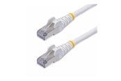 Netværkskabel - StarTech.com 10m White CAT8 Ethernet Cable Snagless S/FTP 25G/40G - patch cable - 10 m - white - Hvid - 10m - NLWH-10M-CAT8-PATCH