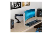 Vægbeslag, AV-Beslag & AV-Møbler - Ergotron HX mounting kit - Patented Constant Force Technology - for curved LCD display - for extreme-depth curved screens - matte black - Maks 17 kg - Maks størrelse 57" - 45-693-224