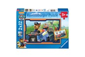 Puslespil - Ravensburger PAW Patrol Puzzle - PAW Patrol in Action 2x12pcs. Floor - 075911