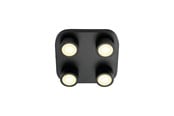 Lamper - Nordlux Clyde 4-spot loftlampe, sort - 2412256003