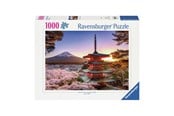 Puslespil - Ravensburger Jigsaw puzzle Cherry Blossom at Fuji Mountain 1000pcs - 120005827