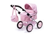 Dukke, bamse og udstyr - Bayer Design Trendy Doll's Pram - Leopard Pink - 13002AA