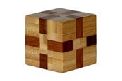 Puslespil - Eureka 3D Bamboo Brain Puzzle Cube 3D Puslespil - 52473131