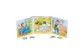 Puslespil - Goki Magnetic Jigsaw Puzzle Book Farm 40 pcs. - 57384