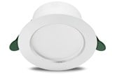 Lamper - Philips Diamond Cut Ultra Efficient indbygningsspot Ø80 mm, 3000K, hvid - 929004113031