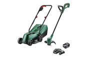 Plæneklipper - Bosch Akkuplæneklipper 18V Lawnmower and grass trimmer with 4.0Ah battery and charger - 06008B9D02