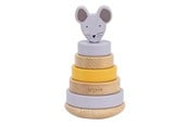 Babylegetøj - Trixie Wooden Stacking Tower - Mrs. Mouse - 36-524