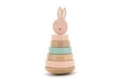 Babylegetøj - Trixie Wooden Stacking Tower - Mrs. Rabbit - 36-801