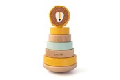 Babylegetøj - Trixie Baby Wooden Stacking Toys - Mr. Lion 7 parts. - 36-153