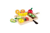 Trælegetøj - Tidlo Wooden Cutting Fruit Play Set 16 pieces. - T0216
