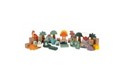 Leg & Læring - Small Foot - Wooden Building Blocks Dino 50pcs. - 12621