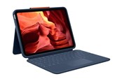 Tastatur - Logitech Rugged Combo 4 Touch - keyboard and folio case - with trackpad - classic blue Input Device - Tastatur & Folio sæt - Nordisk - Blå - 920-011187