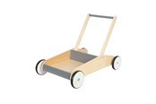 Babylegetøj - Small Foot Wooden Walker Grey - 12550