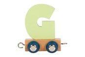 Børneværelse - Small Foot - Wooden Letter Train Polar - G - 12577