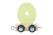 Børneværelse - Small Foot - Wooden Letter Train Polar - O - 12585