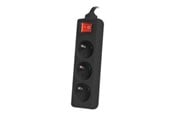 Strømkabel (ekstern) - Lanberg - power strip - PS1-03E-0150-BK