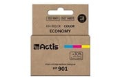 Blæk, Toner & Forbrugsstoffer - Actis standard KH-901CR - colour (cyan magenta yellow) - compatible - remanufactured - ink cartridge (alternative for: HP 901 HP CC656AE) - KH-901CR