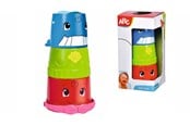 Babylegetøj - ABC Spand med Stablekrus - 104010183
