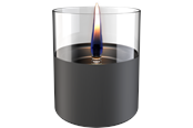 Boligindretning - Tenderflame Lilly 10 Dark Grey Glass - TF-200017