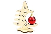 Konstruktionslegetøj - Beleduc Wooden Craft Christmas Tree with Christmas Ball - 123288