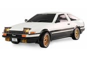 Fjernstyret - Amewi AE86 Sprinter Trueno Scale Drift Racing Car 1:18 RTR White - 21104
