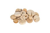 Konstruktionslegetøj - Colorations - Round Wood Discs 1kg - 31WD07