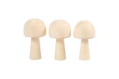 Konstruktionslegetøj - Creativ Company Wooden Mushroom 3 pcs. - 56935