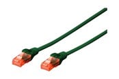 Netværkskabel - DIGITUS Professional patch cable - 3 m - green - Grøn - 3m - DK-1617-030/G