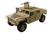 Fjernstyret - Amewi 4x4 US Military Truck Humvee 1:10 RTR Desert Sand - 22418