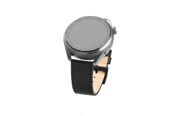 Smartwatch - Tilbehør - FIXED Leather Strap for Smartwatch Universal 20 mm - Black - FIXLST-20MM-BK