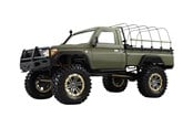 Fjernstyret - Amewi AMX Rock RCX10PS Scale Crawler Pick-Up RTR Military Green - 22461