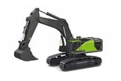 Fjernstyret - Amewi Crawler Excavator ACV730 V3 1:14 RTR Grey/Green - 22516