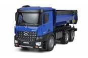Fjernstyret - Amewi Mercedes-Benz Arocs Licensed Tipper Lorry 2.4GHz RTR Blue - 22537