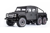 Fjernstyret - Amewi AMXRock RCX10.3P Scale Crawler 6x6 Pick-Up 1:10 ARTR Grey - 22558