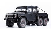 Fjernstyret - Amewi AMXRock RCX10.3P Scale Crawler 6x6 Pick-Up 1:10 ARTR Black - 22559