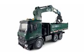 Fjernstyret - Amewi Mercedes-Benz Arocs Licensed Crane Lorry with Tipper RTR green - 22568