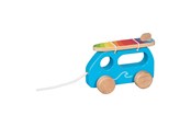 Babylegetøj - Goki Wooden Pull Figure Surf Car - 54858