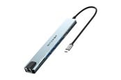 USB hub - BlitzWolf BW-TH5 10-in-1 USB-C Docking Station (silver) USB hub - 10 ports - Sølv - BW-TH5 10in1