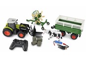 Fjernstyret - Amewi RC Tractor with XL Accessory Package 1:24 RTR Green - 22641
